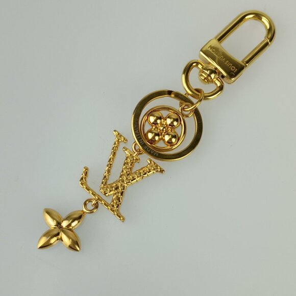 LOUIS VUITTON Gold Keyring - Picture 3 of 7
